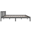 Graues Bettgestell Marderos 120x200cm (Holz)