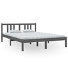 Bettgestell Marderos 140x200cm, Grau (Holz)