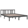 Bettgestell Marderos 140x200cm, Grau (Holz)