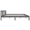 Bettgestell Marderos 140x200cm, Grau (Holz)