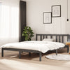 Bettgestell Marderos 140x200cm, Grau (Holz)