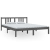 Graues Bettgestell Marderos 150x200cm (Kingsize)