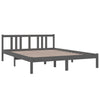 Graues Bettgestell Marderos 150x200cm (Kingsize)