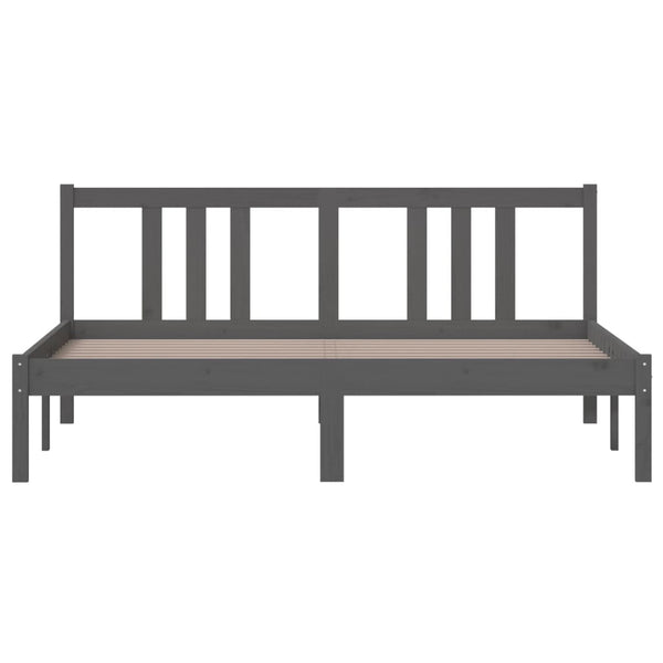 Graues Bettgestell Marderos 150x200cm (Kingsize)