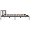 Graues Bettgestell Marderos 150x200cm (Kingsize)
