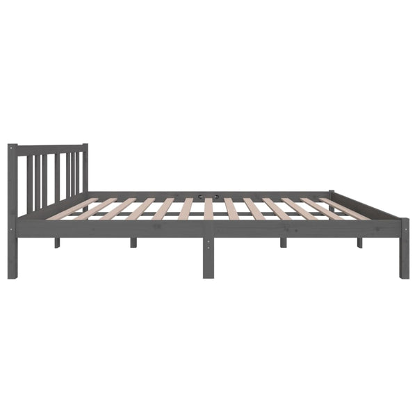 Graues Bettgestell Marderos 150x200cm (Kingsize)