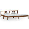 Bettrahmen Marderos 200x200cm, honigbraun (Holz)