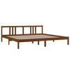 Bettrahmen Marderos 200x200cm, honigbraun (Holz)