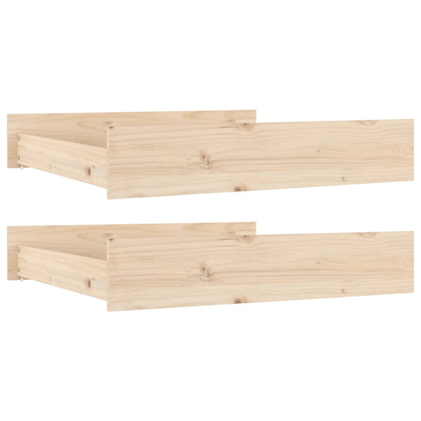 Vetolaatikot Aysegul sänkyyn (2 kpl, mänty)