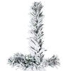 Künstlicher, schmaler Christbaum Zabulica 210 cm mit Schneebedeckung