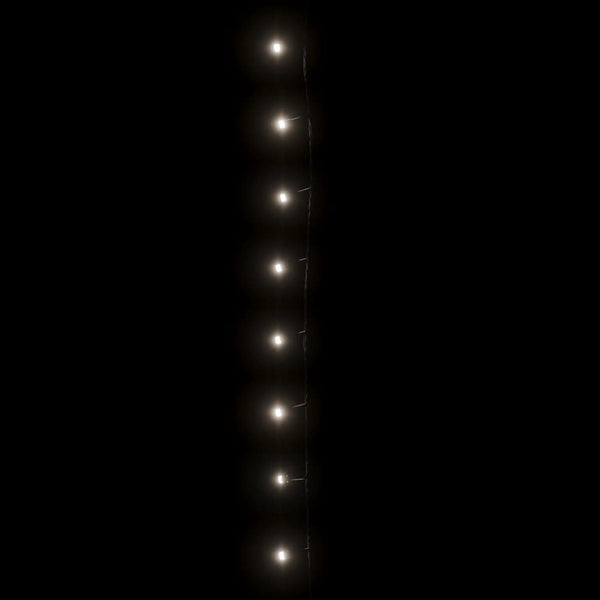 Kaltweiße LED-Lichterkette Nelu 30 m (300 LED-Leuchten PVC)