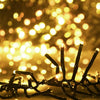 Warmweiße Cluster-LED-Lichterkette Cozmesti 7,4 m (400 LEDs PVC)