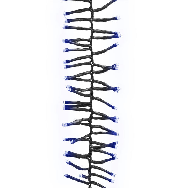 Blaue Cluster-LED-Lichterkette Cozmesti 11 m (1000 LED-Leuchten PVC)