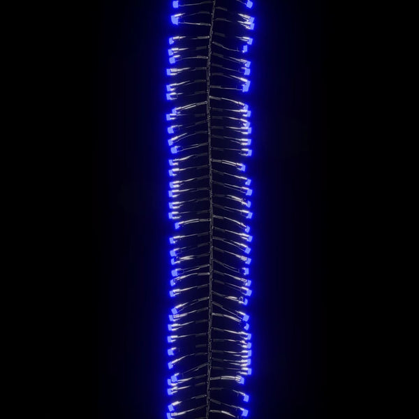 Blaue Cluster-LED-Lichterkette Cozmesti 11 m (1000 LED-Leuchten PVC)