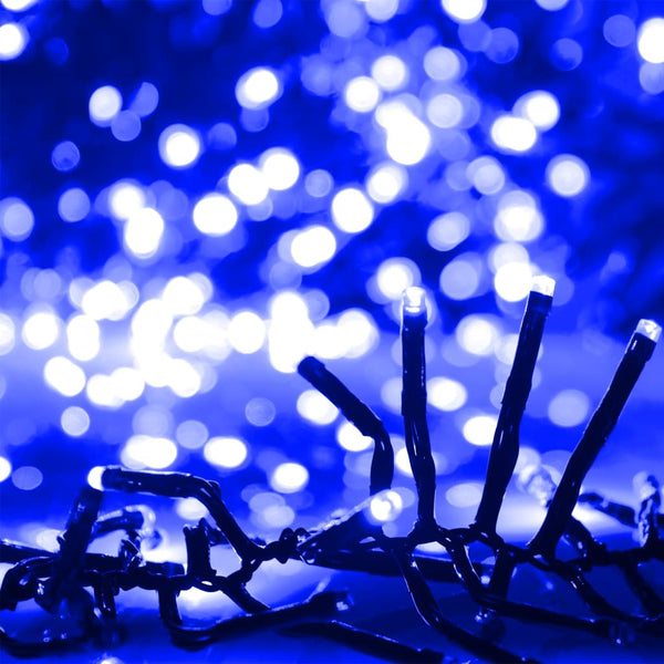 Blaue Cluster-LED-Lichterkette Cozmesti 23 m (3000 LEDs, PVC)