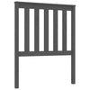 Harmaa sängynpääty Bernavea 81x6x101cm (mänty)