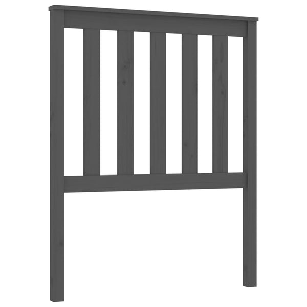 Harmaa sängynpääty Bernavea 81x6x101cm (mänty)