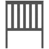 Harmaa sängynpääty Bernavea 81x6x101cm (mänty)