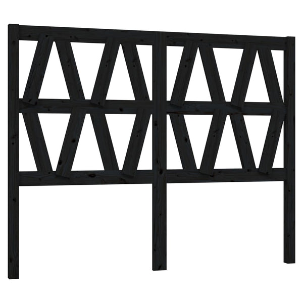 Kopfteil Vierka 166x4x100cm Schwarz (Kiefer)