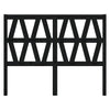 Kopfteil Vierka 166x4x100cm Schwarz (Kiefer)