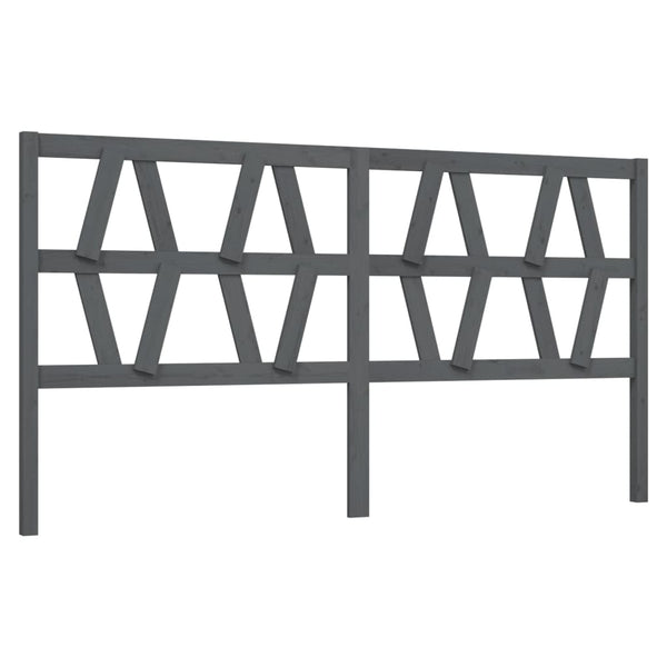 Kopfteil Vierka grau 206x4x100cm (Kiefer)