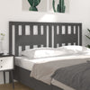 Graues Kopfteil Budoiu 166x4x100cm (Kiefer)