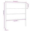Kopfgitter Zan 96x4x100cm grau (Kiefer)
