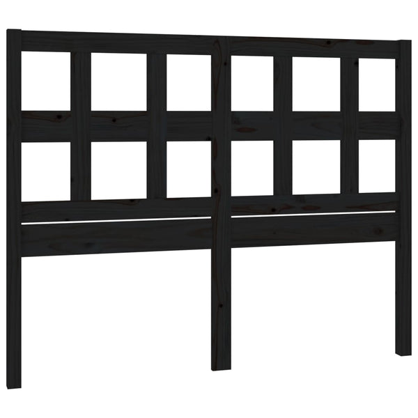 Schwarzes Kopfteil Coicea 145,5x4x100cm (Kiefer)