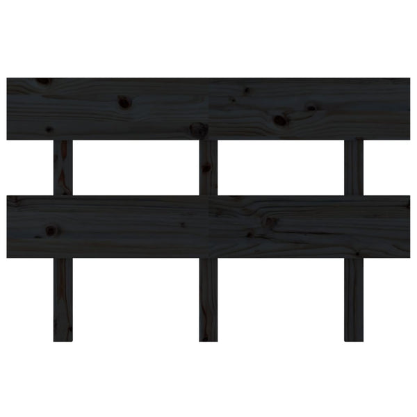 Kopfteil Baraboi schwarz 144x3x81cm (Kiefer)