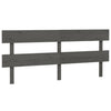 Kopfteil Baraboi 204x3x81cm (Kiefer) Grau
