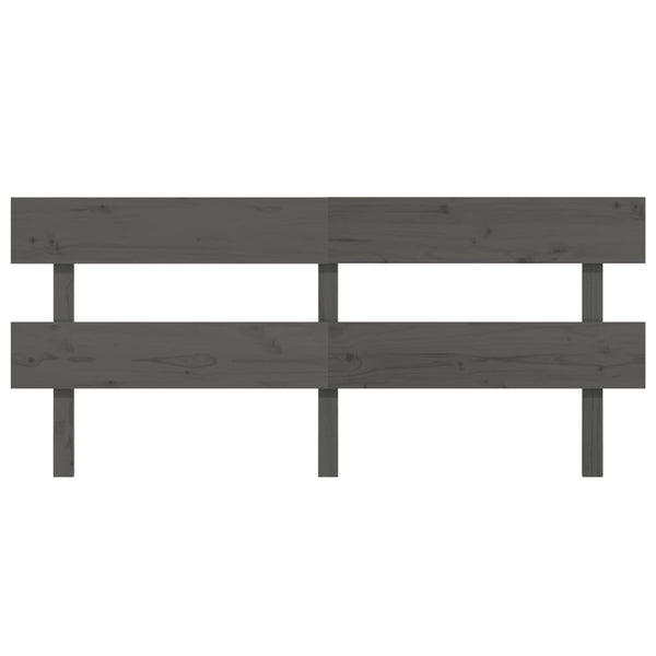 Kopfteil Baraboi 204x3x81cm (Kiefer) Grau