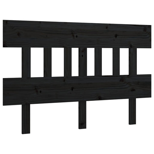 Schwarzes Kopfteil Carmenina 203,5x3x81cm (Kiefer)