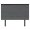 Graues Betthaupt Diamandina 104x6x82,5cm (Kiefer)