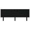 Schwarzes Betthaupt Diamandina 204x6x82,5cm (Kiefer)