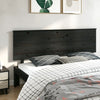 Schwarzes Betthaupt Diamandina 204x6x82,5cm (Kiefer)