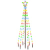 Mehrfarbiger Weihnachtsbaum mit Spitze Armiana 180cm (108 LED-Leuchten)