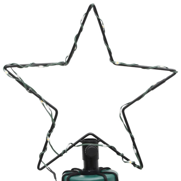 Mehrfarbiger Weihnachtsbaum mit Spitze Armiana 180cm (108 LED-Leuchten)
