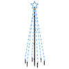 Blauer Weihnachtsbaum mit Spitze Armiana 180cm (108 LED-Lichter)