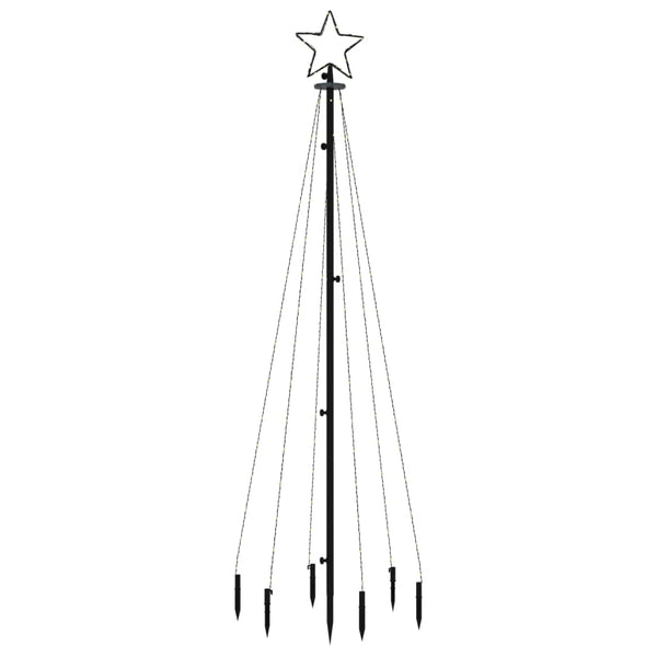 Blauer Weihnachtsbaum mit Spitze Armiana 180cm (108 LED-Lichter)