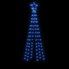 Blauer Weihnachtsbaum mit Spitze Armiana 180cm (108 LED-Lichter)