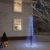 Blauer Weihnachtsbaum mit Spitze Armiana 180cm (108 LED-Lichter)