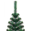 Künstlicher Weihnachtsbaum Condrea 210cm mit farbigen Spitzen (PVC), grün