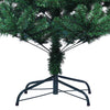 Künstlicher Weihnachtsbaum Condrea 210cm mit farbigen Spitzen (PVC), grün