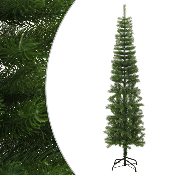 Schlanker künstlicher Weihnachtsbaum mit Ständer Hildegarg 240cm (pe)