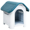 Blaue Hundehütte Franga 59x75x66cm (Polypropylen)