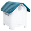 Blaue Hundehütte Franga 59x75x66cm (Polypropylen)