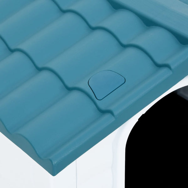 Sininen koirankoppi Tr 90,5x68x66cm (polypropeeni)