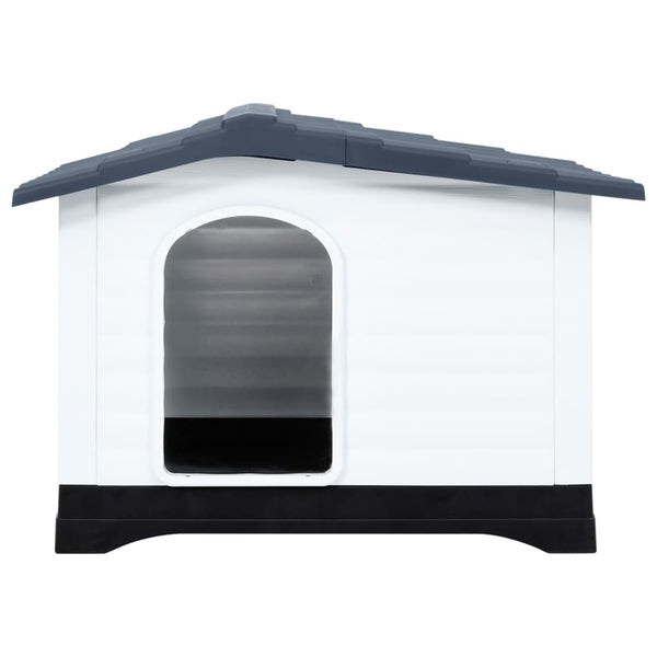 Harmaa koirankoppi Tr 90,5x68x66cm (polypropeeni)