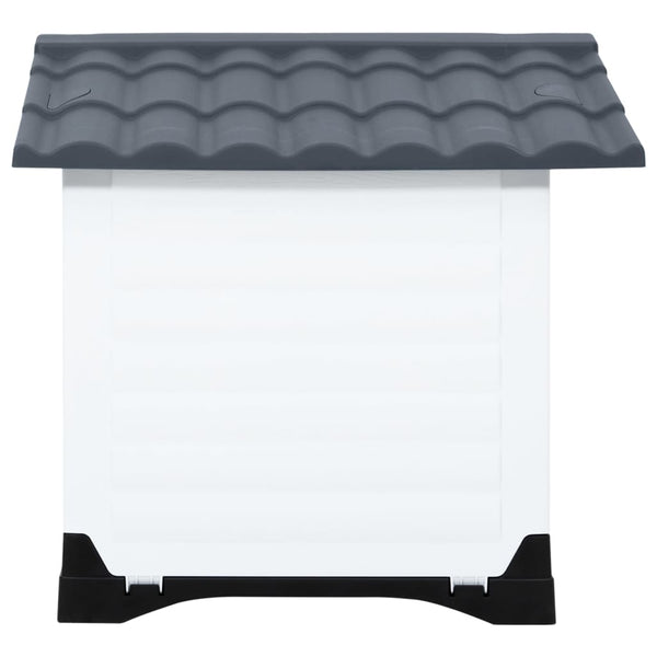 Harmaa koirankoppi Tr 90,5x68x66cm (polypropeeni)
