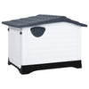 Harmaa koirankoppi Tr 90,5x68x66cm (polypropeeni)